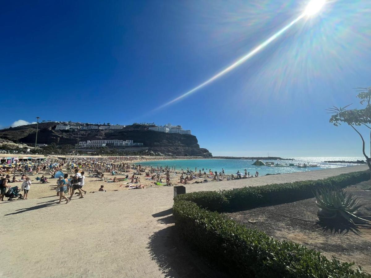 Lovely Apartment Seaview In Puerto Rico With Heated Swimming Pool, Free Wi-Fi And Free Private Parking Exteriér fotografie